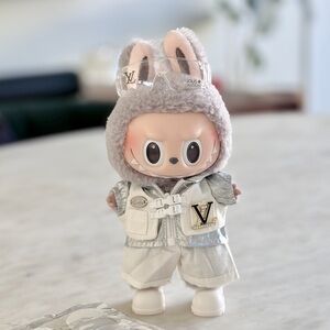 Luxury winter Labubu outfit